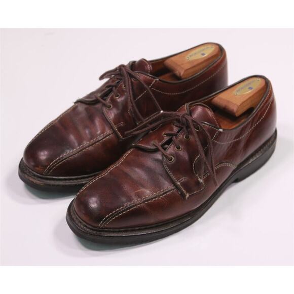 Allen Edmonds Mapleton Dark Brown Bicycle Toe Oxford Dress Shoes Men\'s US 8.5 D main image 12